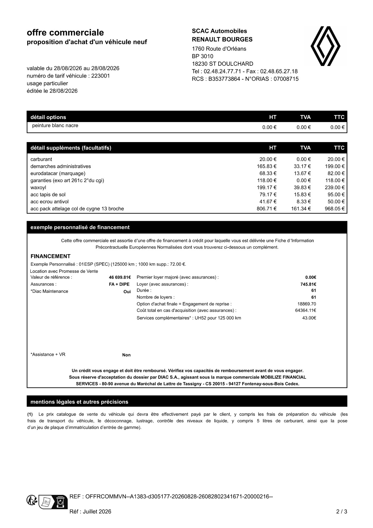 Offre Renault Espace, page 2